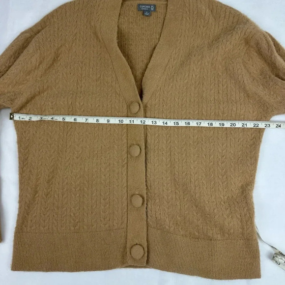 Cupcake Clothing LTD Womens Button up Cardigan Tan XL - Picture 8 of 8